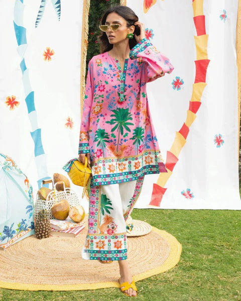 Alani - Lawn Suit Stiched Pret'24 by Nia Mia