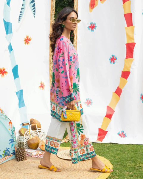 Alani - Lawn Suit Stiched Pret'24 by Nia Mia