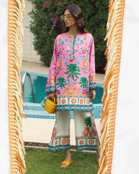 Alani - Lawn Suit Stiched Pret'24 by Nia Mia