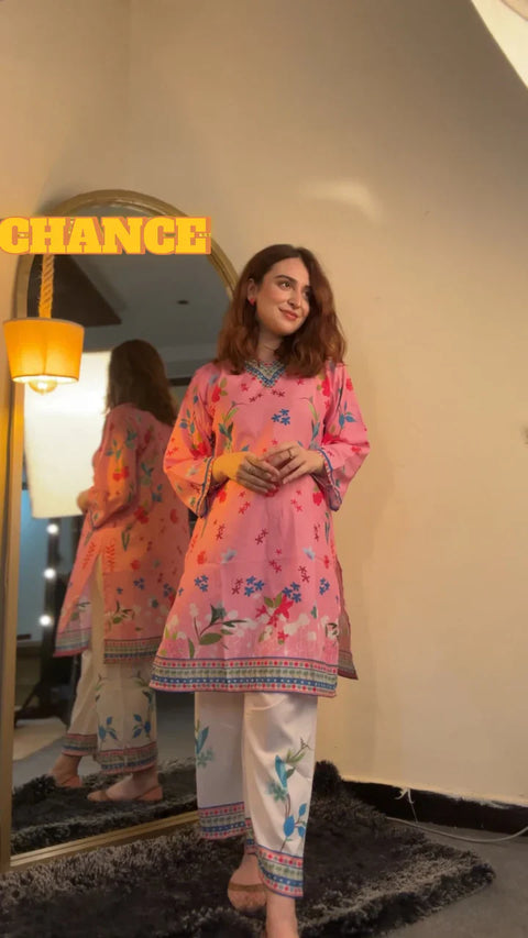 Floral Chancii Kurti Set